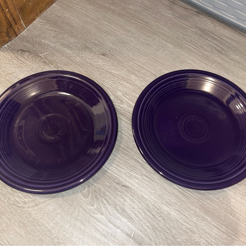 Fiesta purple appetizer Plates - Set of 2 - plum?